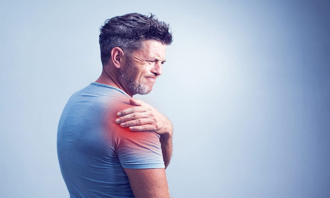 man feeling shoulder pain needed treatment of arthritis to get relief